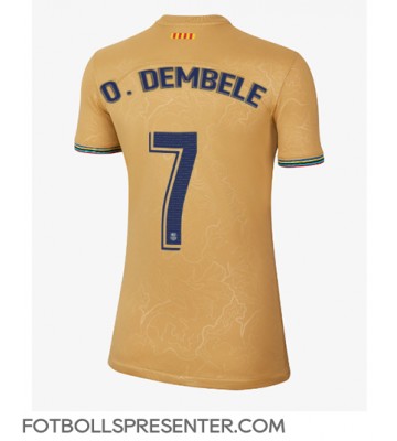 Barcelona Ousmane Dembele #7 Borta Matchtröja Dam 2022-23 Kortärmad